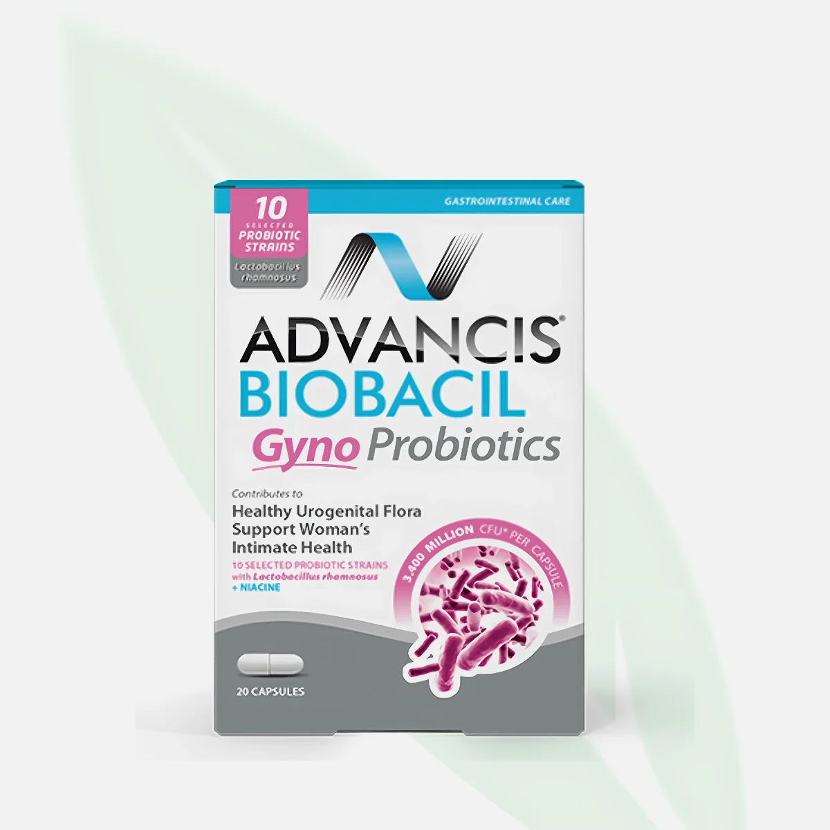 ADVANCIS Biobacil Gyno Probiotics 20 Capsules ADVANCIS Biobacil Gyno Probiotics 20 Capsules