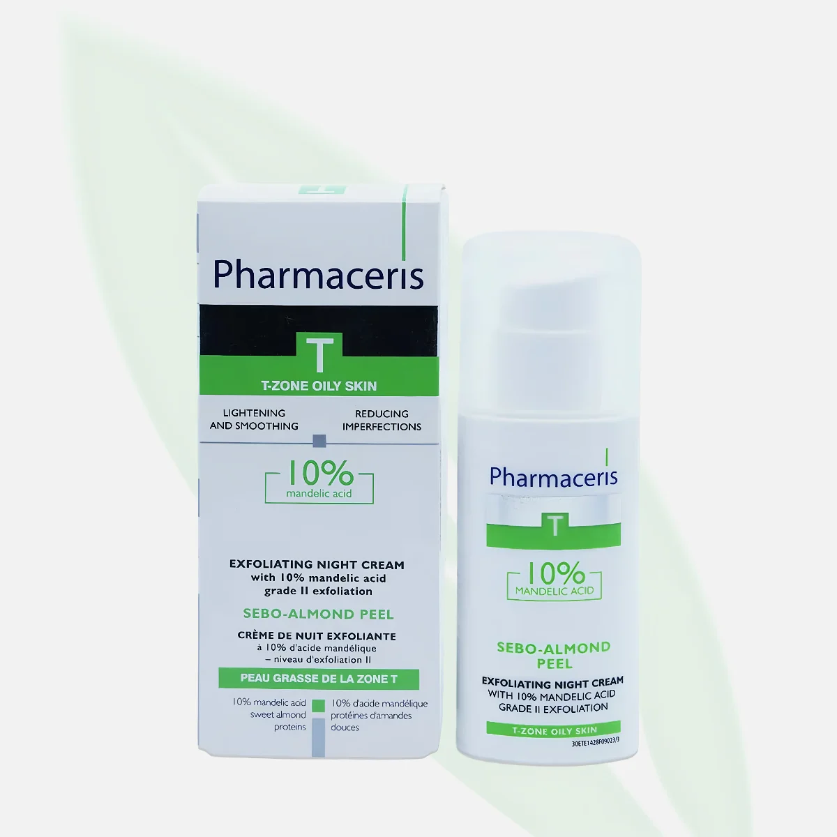 PHARMACERIS T Sebo-Almond Peel 10% Mandelic Acid Exfoliating Night Cream 50ml