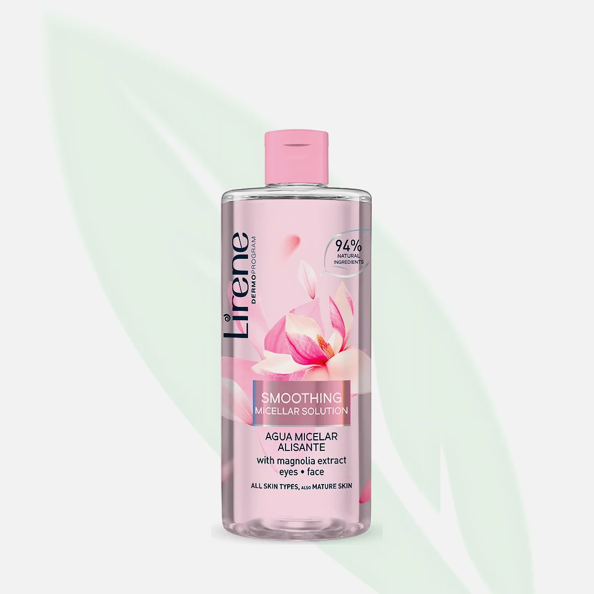 LIRENE Smoothing Micellar Water Magnolia Extract 400ml LIRENE Smoothing Micellar Water Magnolia Extract 400ml