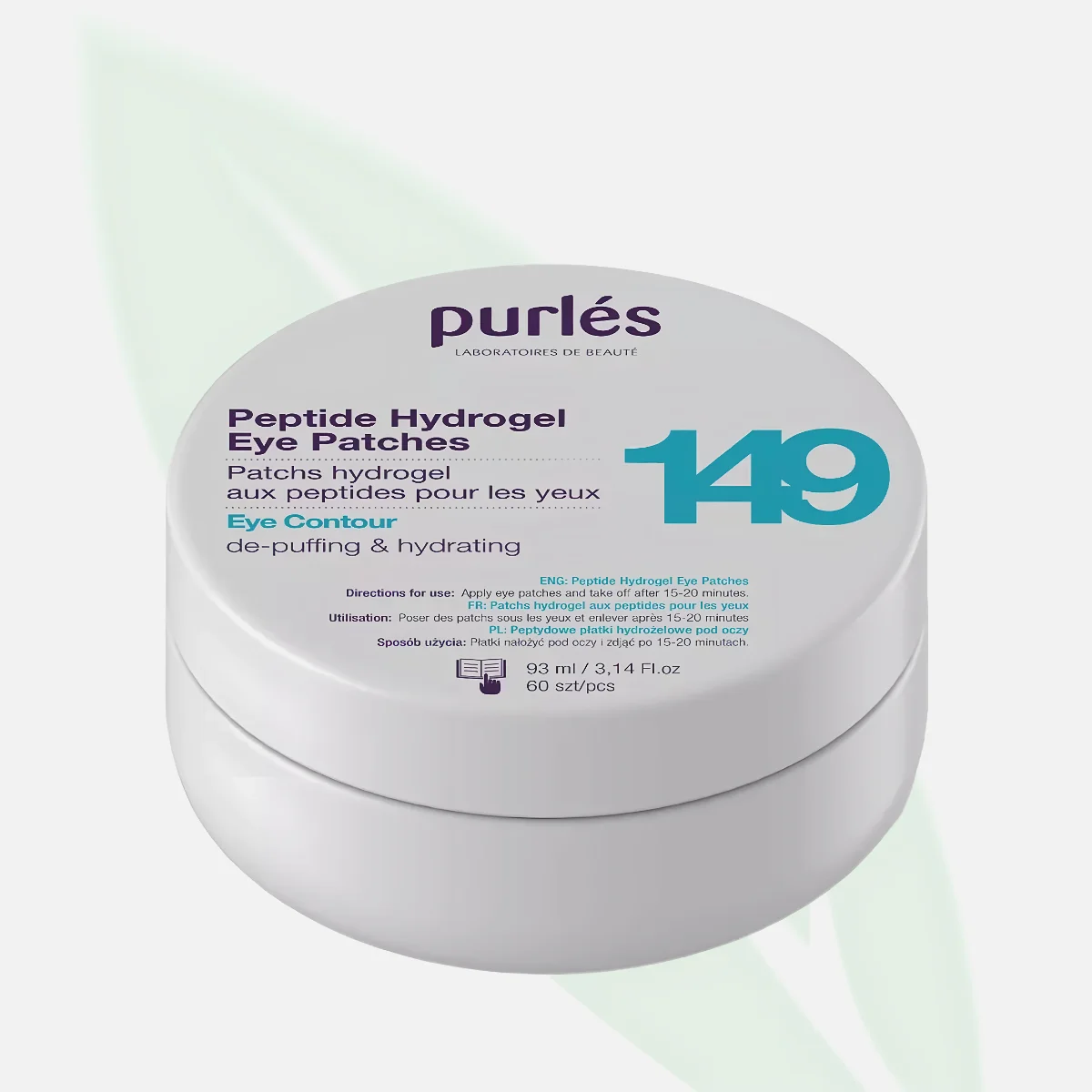 PURLES 149 Peptide Hydrogel Eye Patches 60pcs