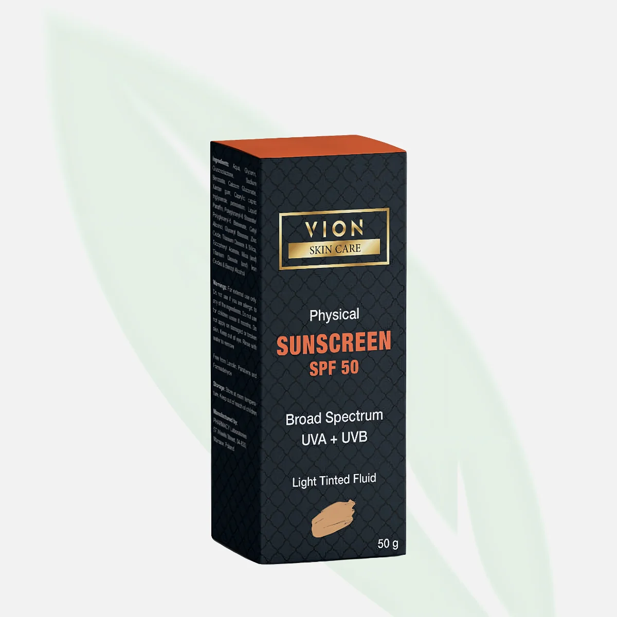 VION Sunscreen Light Tinted Fluid SPF 50 50g VION Sunscreen Light Tinted Fluid SPF 50 50g