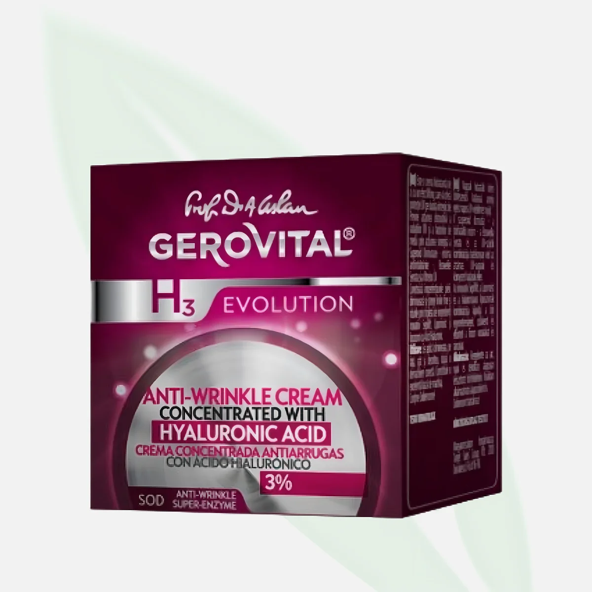 GEROVITAL H3 Anti-Wrinkle Cream 3% With Hyaluronic Acid 50ml