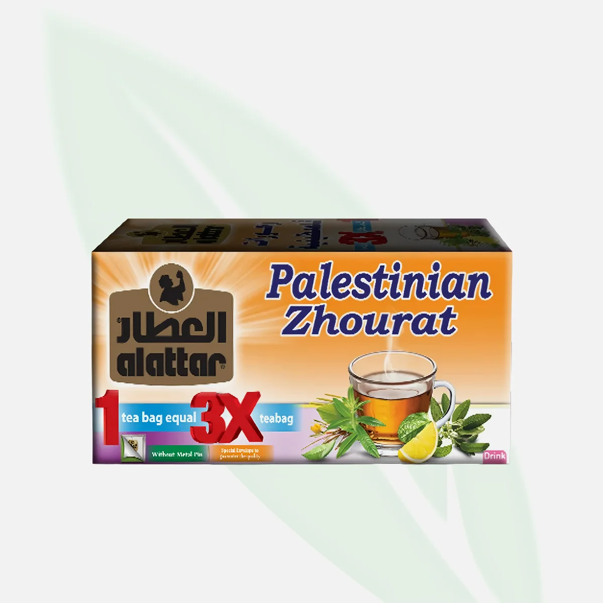 ALATTAR Palestinian Zhourat Herbal Tea 20 Bags ALATTAR Palestinian Zhourat Herbal Tea 20 Bags