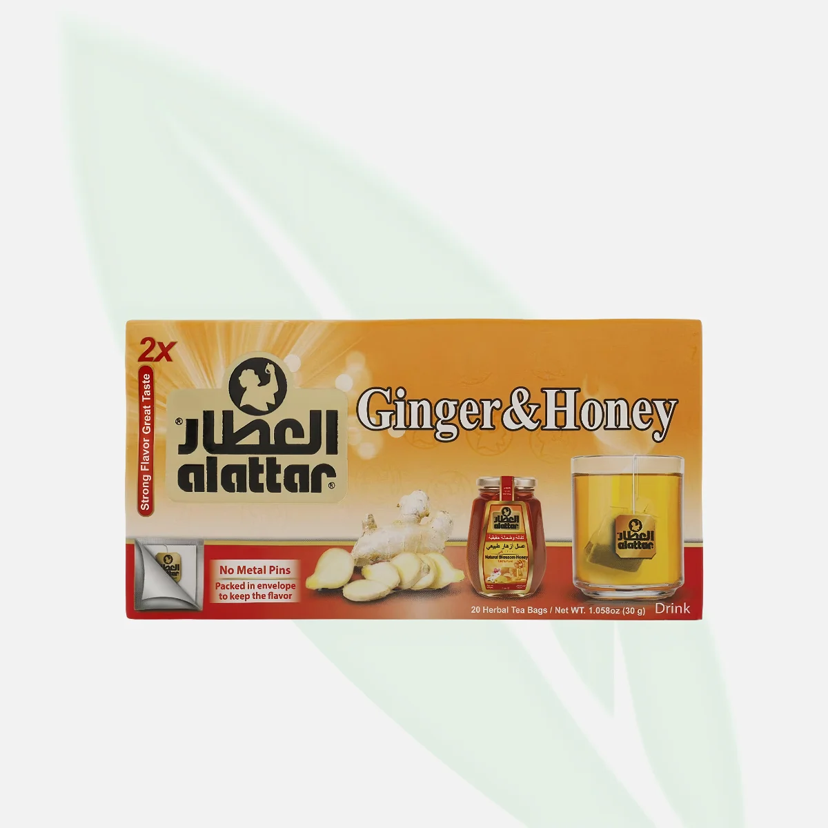 ALATTAR Ginger And Honey Herbal Drink 20 Bags ALATTAR Ginger And Honey Herbal Drink 20 Bags