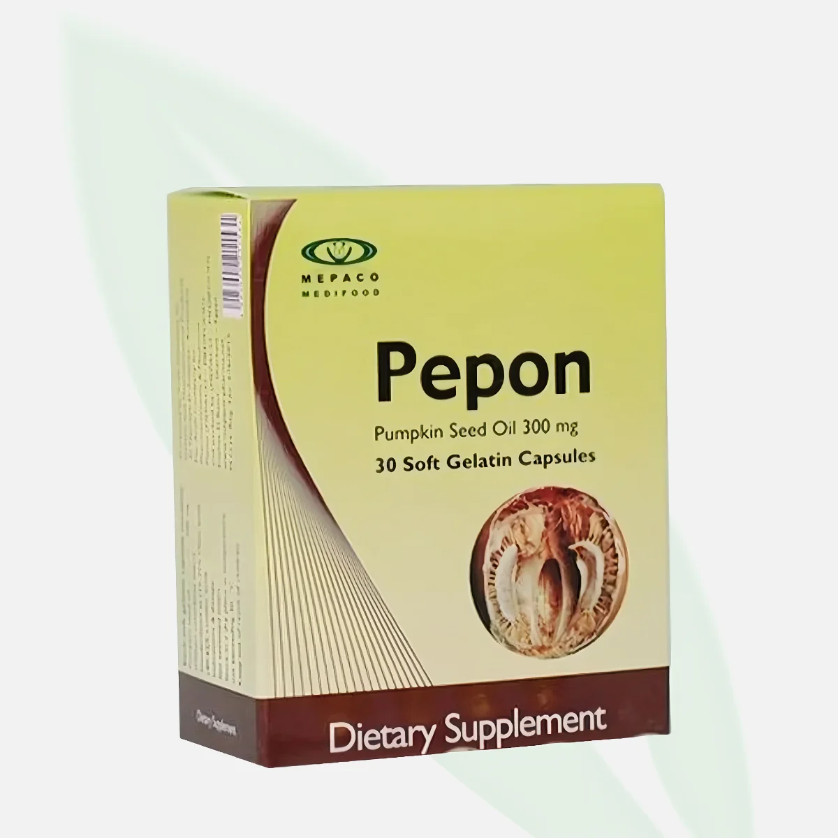 PEPON كبسولات زيت بذور اليقطين لدعم صحة البروستاتا 300 ملغ 30 كبسولة