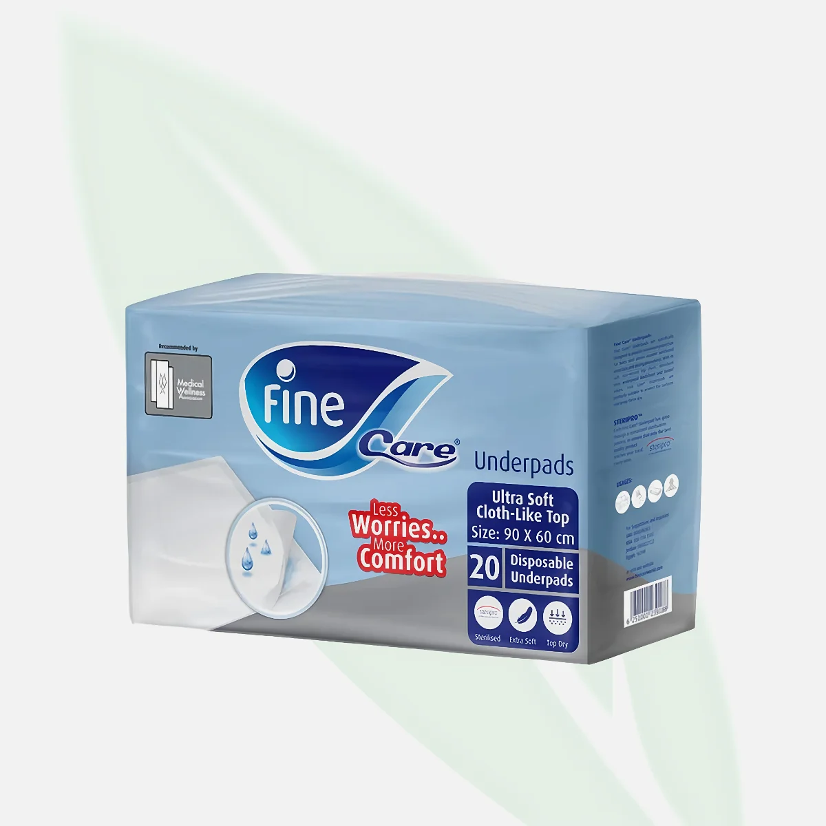 FINE CARE Disposable Under Pads 60x90cm 20 Pads