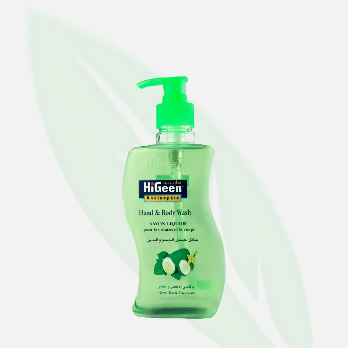 HIGEEN Liquid Soap Hand & Body Wash Green Tea & Cucumber 500ml HIGEEN Liquid Soap Hand & Body Wash Green Tea & Cucumber 500ml