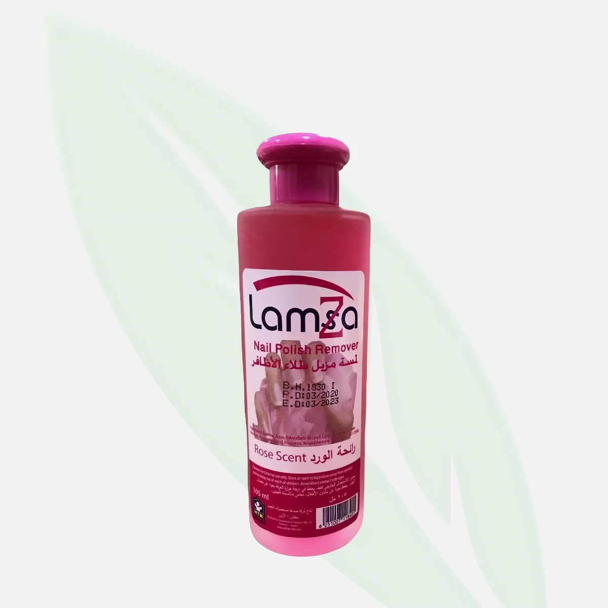 LAMSA Acetone Nail Polish Remover Rose 105ml
