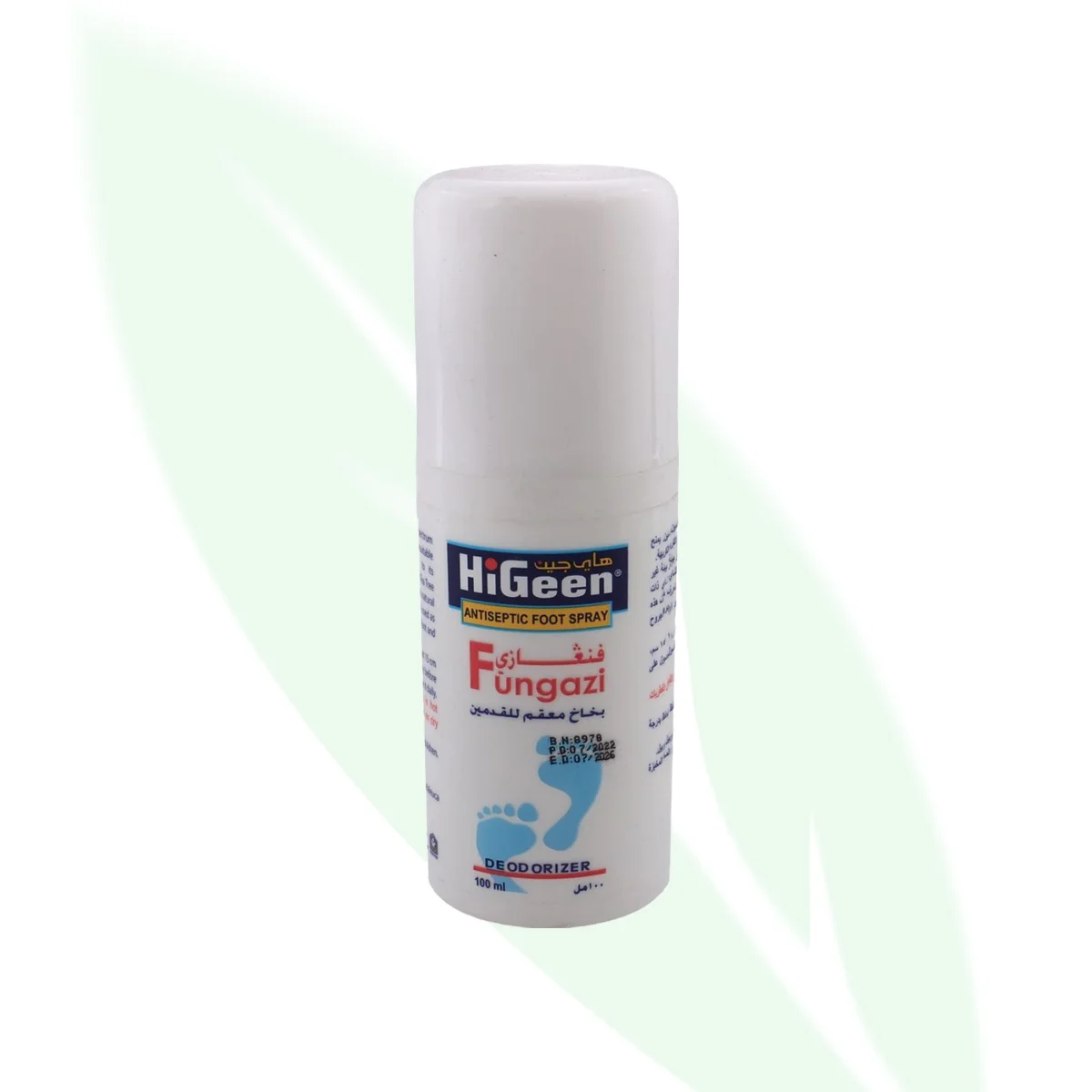 HIGEEN Fungazi Antiseptic Foot Spray 100ml HIGEEN Fungazi Antiseptic Foot Spray 100ml