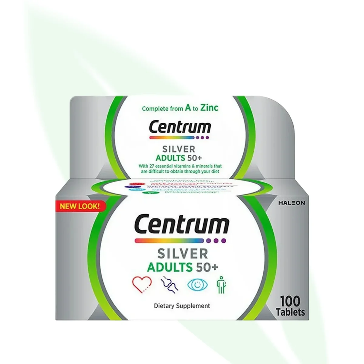 CENTRUM Silver Adults 50+ Multivitamin & Multimineral Supplement 100 Tablets CENTRUM Silver Adults 50+ Multivitamin & Multimineral Supplement 100 Tablets