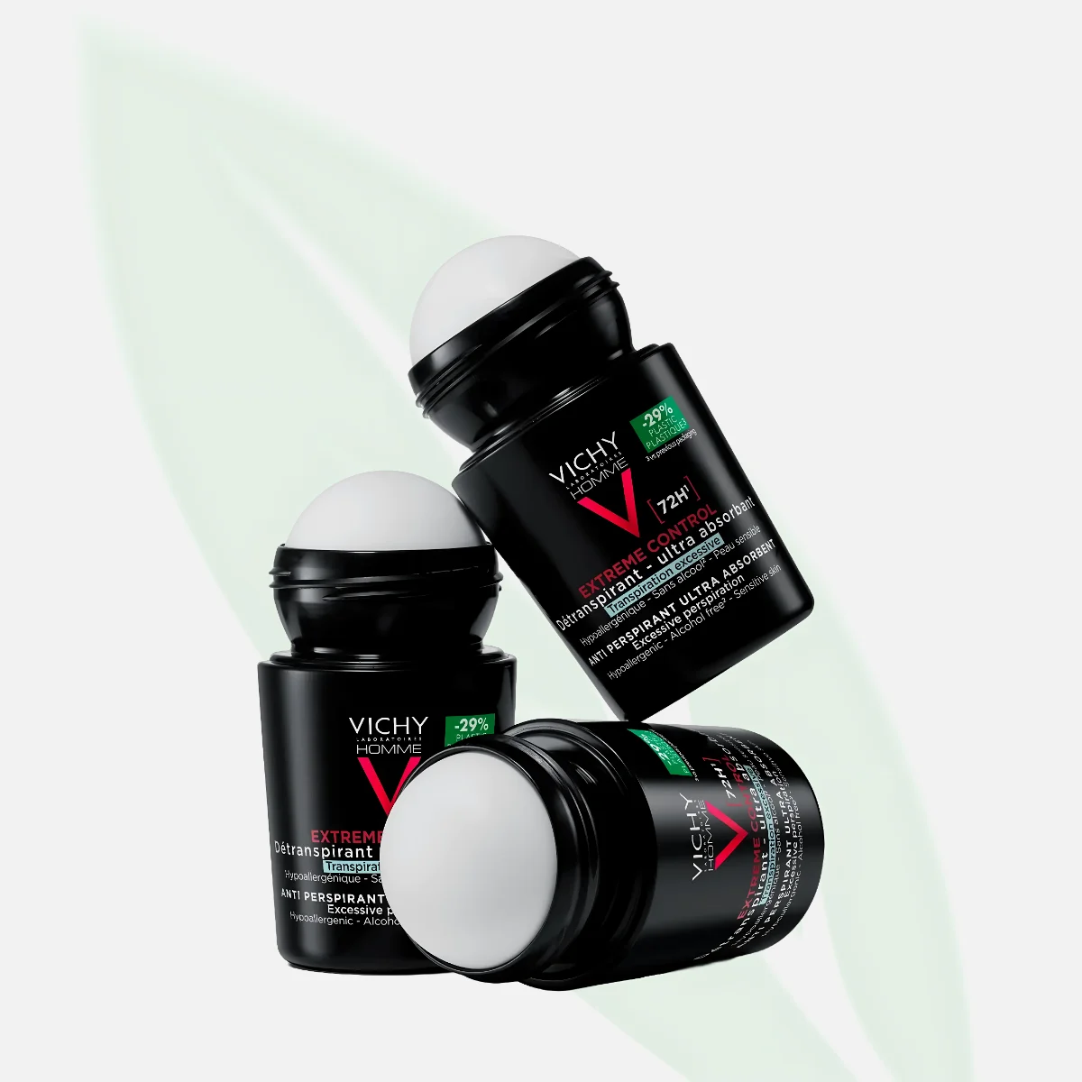 VICHY Homme Extreme Control 72H Anti-Perspirant Roll-On 50ml