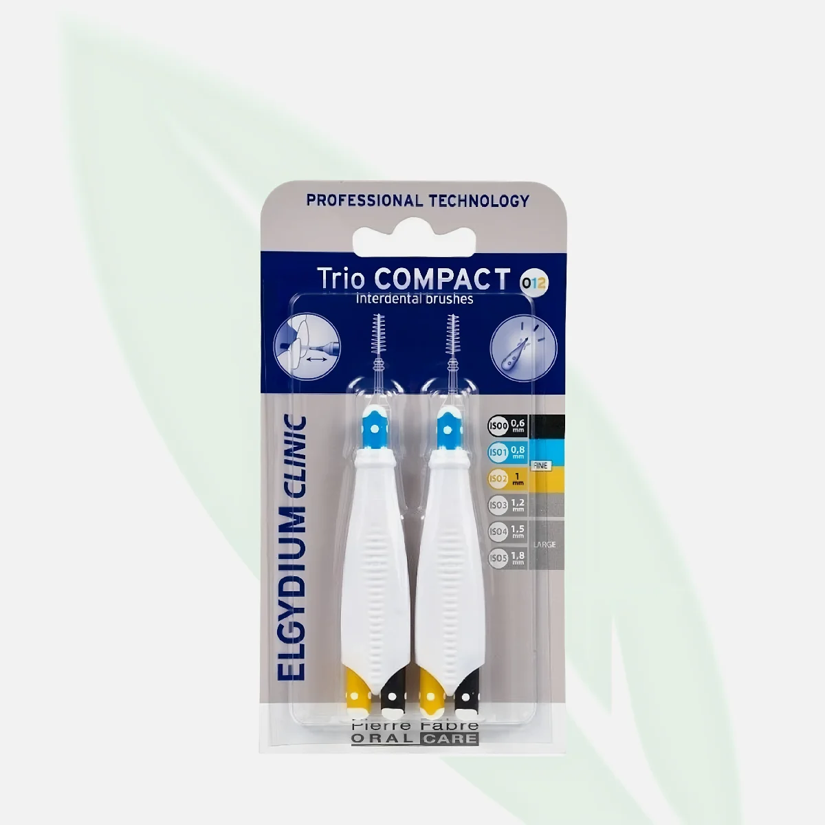 ELGYDIUM Clinic Trio Compact Interdental Brush ISO 1 (2-Pack) ELGYDIUM Clinic Trio Compact Interdental Brush ISO 1 (2-Pack)