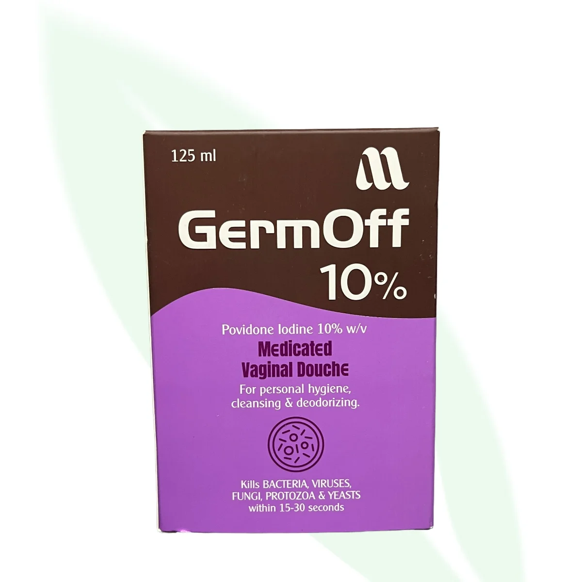 GERMOFF غسول مهبلي مطهر بيوفيدون أيودين 10% للعناية الحميمة 125 مل