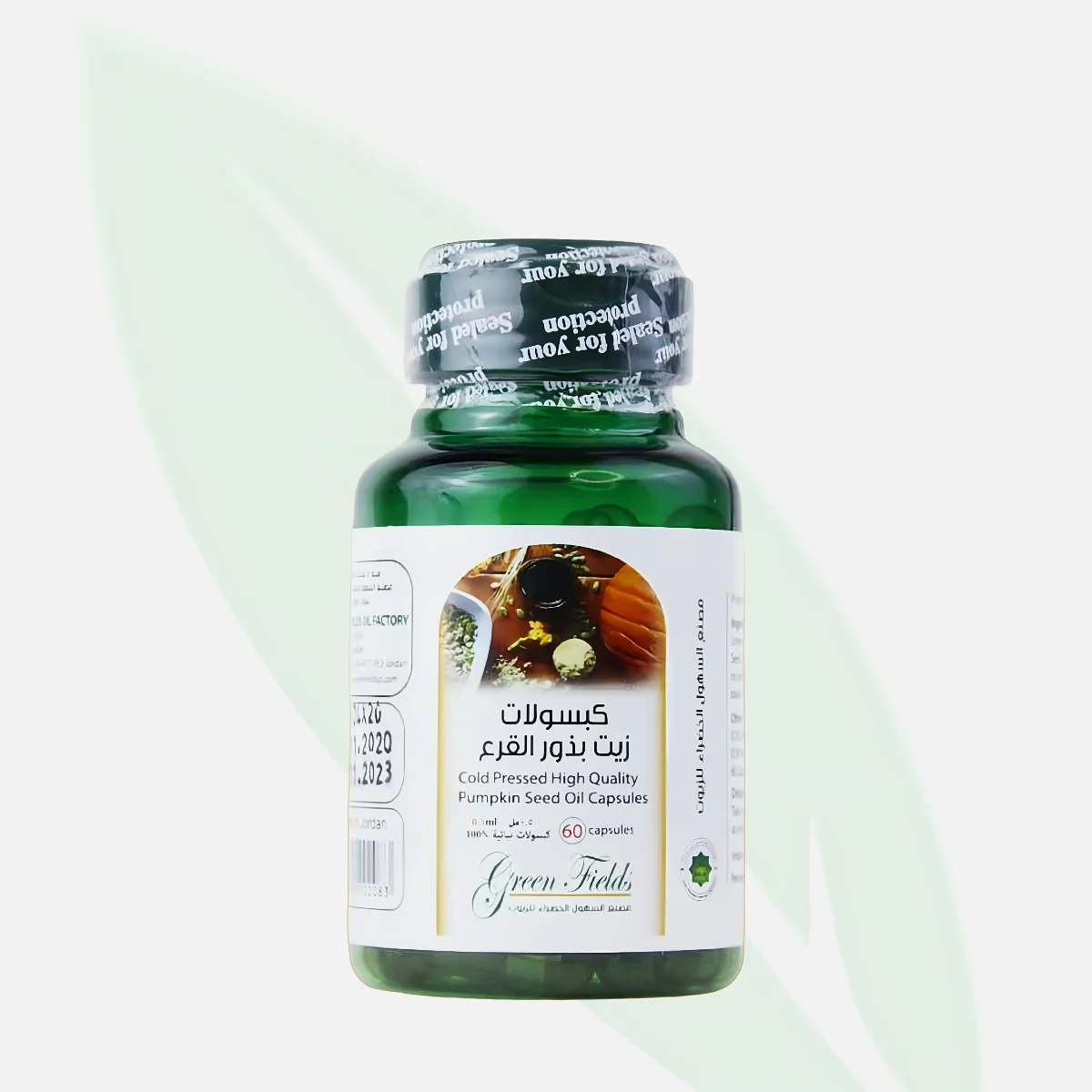 GREEN FIELDS Pumpkin Seed Oil Capsules Cold Pressed GREEN FIELDS Pumpkin Seed Oil Capsules Cold Pressed