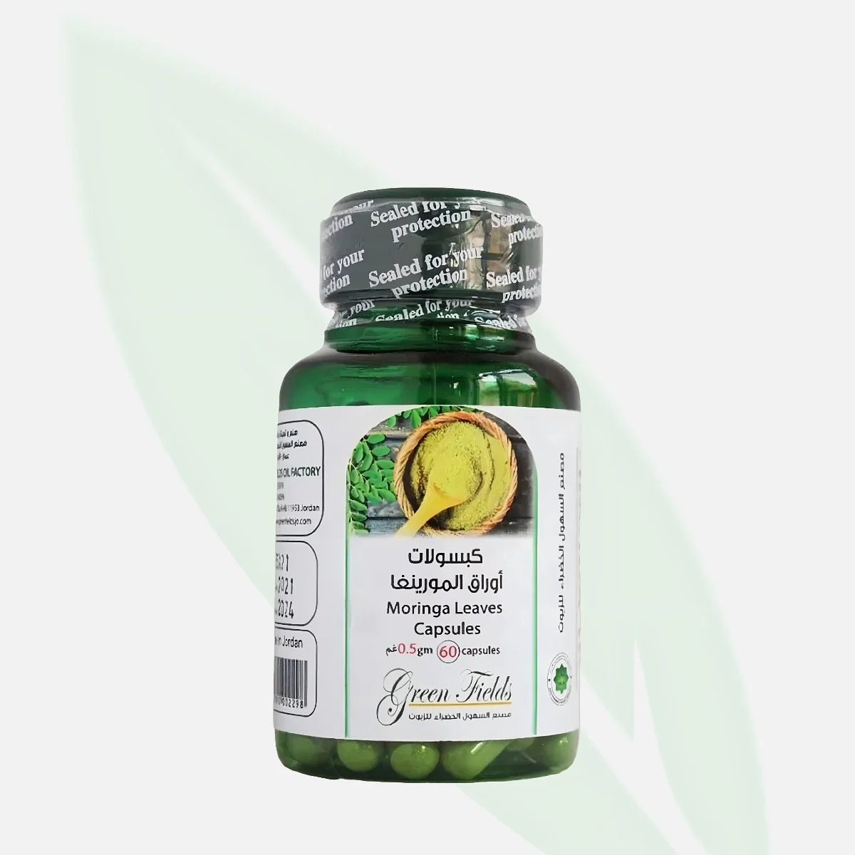 GREEN FIELDS Moringa Leaves Capsules 60 Caps GREEN FIELDS Moringa Leaves Capsules 60 Caps