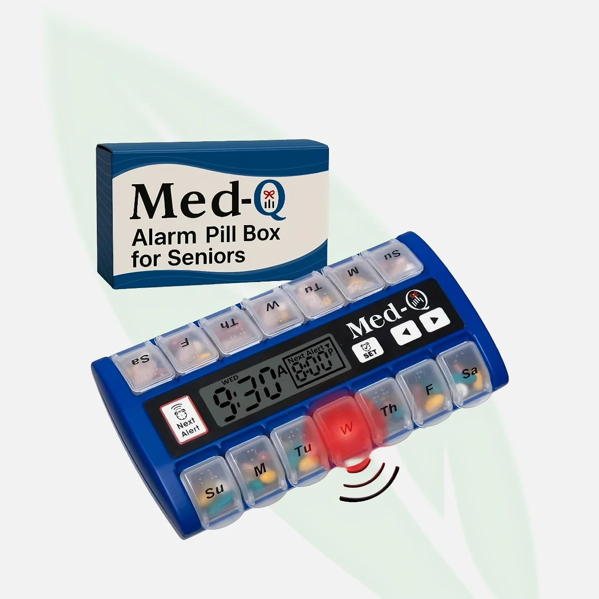 Pill Reminder Digital Medication Dispenser with Alarm