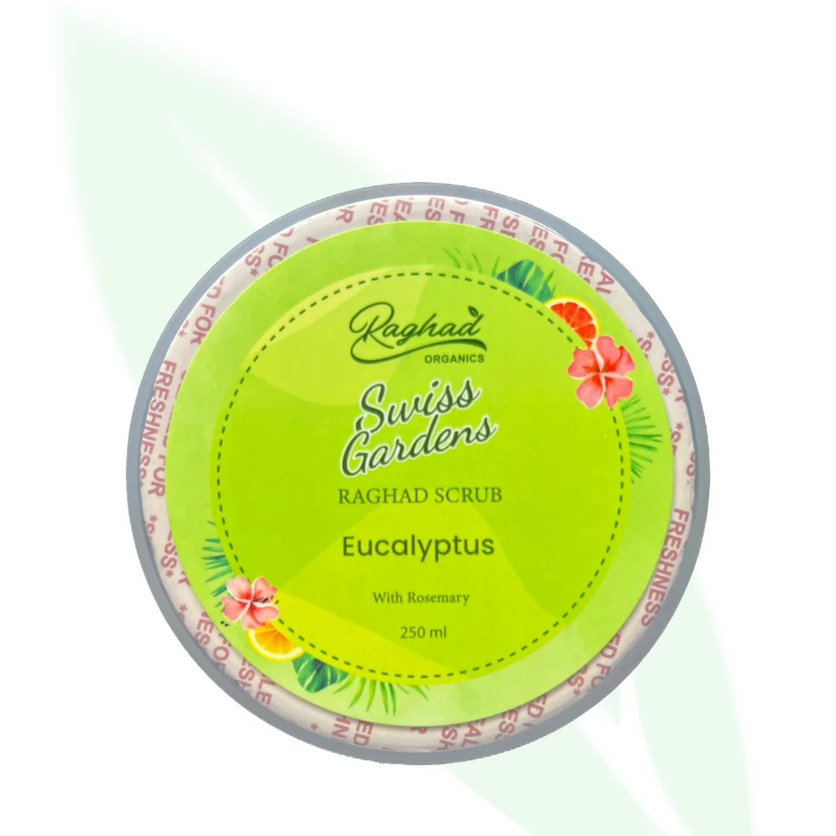 RAGHAD Swiss Gardens Grapefruit & Eucalyptus Body Scrub 450g RAGHAD Swiss Gardens Grapefruit & Eucalyptus Body Scrub 450g