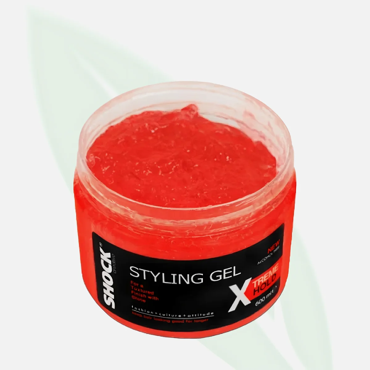SHOCK Styling Gel Red Strong Hold 600ml SHOCK Styling Gel Red Strong Hold 600ml