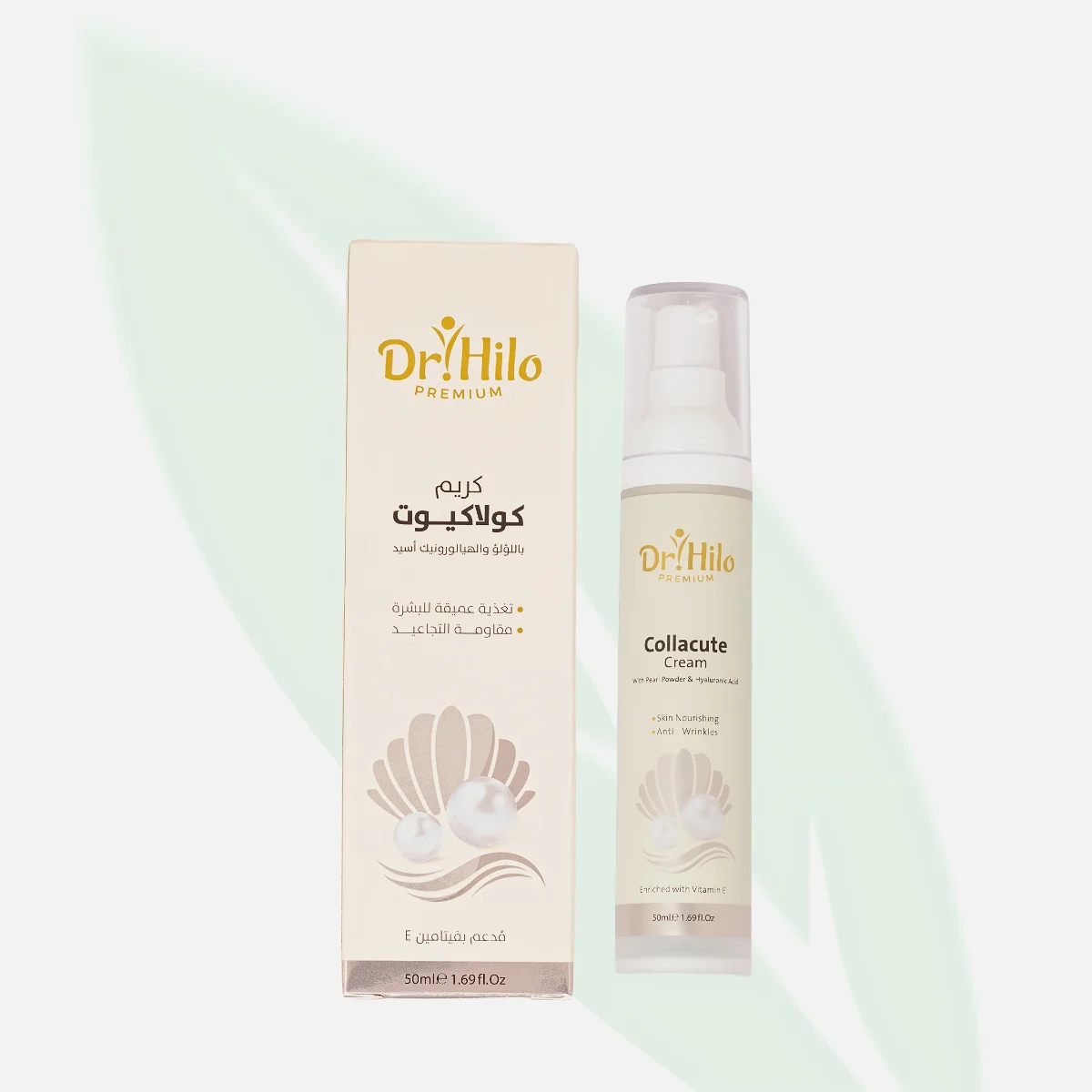 DR.HILO Collacute Cream with Hyaluronic Acid & Pearl Powder 50ml DR.HILO Collacute Cream with Hyaluronic Acid & Pearl Powder 50ml