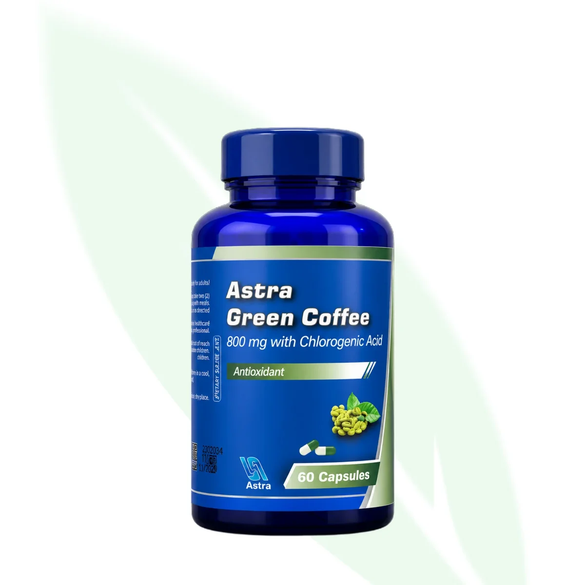 ASTRA Green Coffee Chlorogenic Acid Metabolic Support 60 Capsules ASTRA Green Coffee Chlorogenic Acid Metabolic Support 60 Capsules