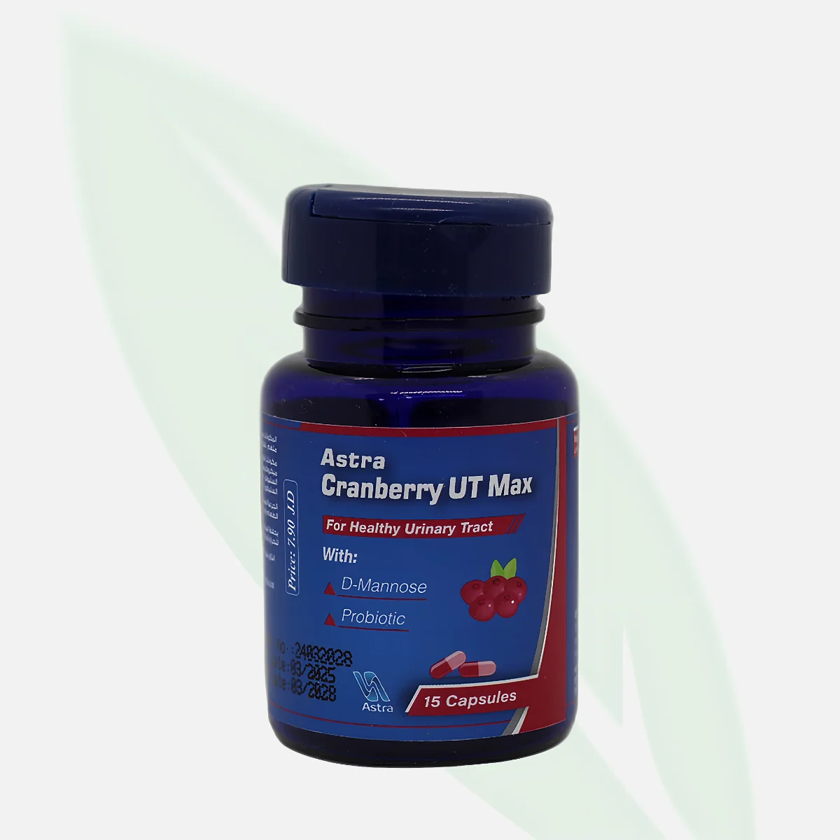 ASTRA Cranberry UT Max Urinary Tract Support 15 Capsules ASTRA Cranberry UT Max Urinary Tract Support 15 Capsules