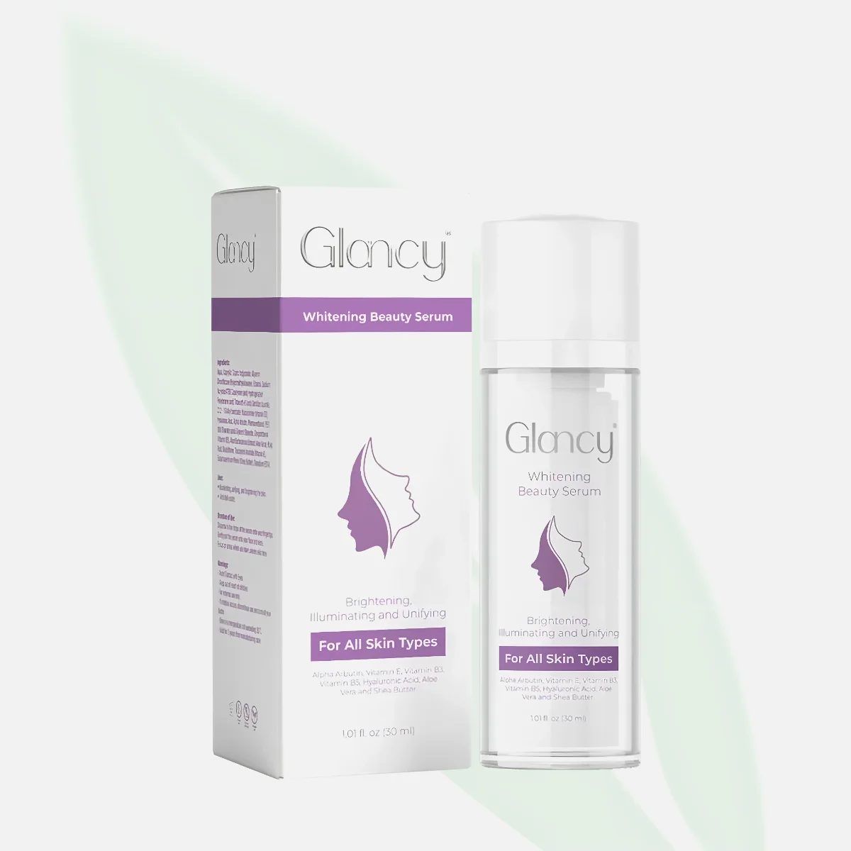 GLANCY Whitening Beauty Serum for All Skin Types