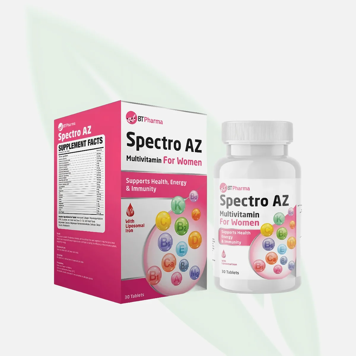 BTPHARMA Spectro AZ Multivitamin for Women 30 Tablets BTPHARMA Spectro AZ Multivitamin for Women 30 Tablets