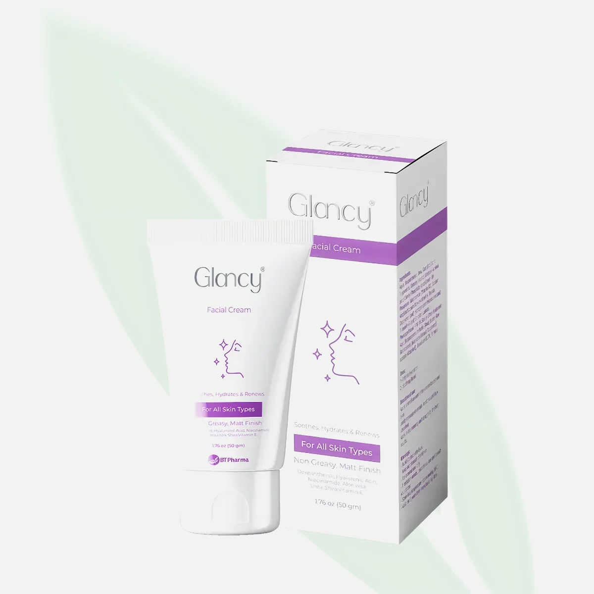 GLANCY Facial Cream for All Skin Types 50g