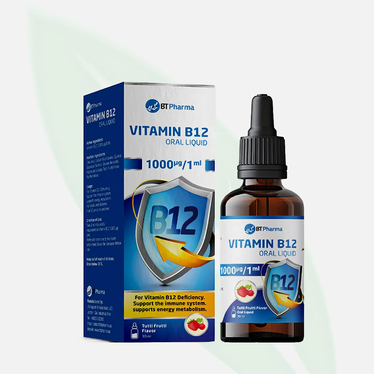 BT PHARMA Vitamin B12 Oral Drops 1000mcg/ml 30ml
