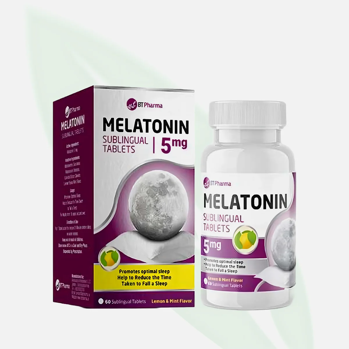 BT PHARMA Melatonin 5mg Sublingual Tablets 60 Tablets BT PHARMA Melatonin 5mg Sublingual Tablets 60 Tablets