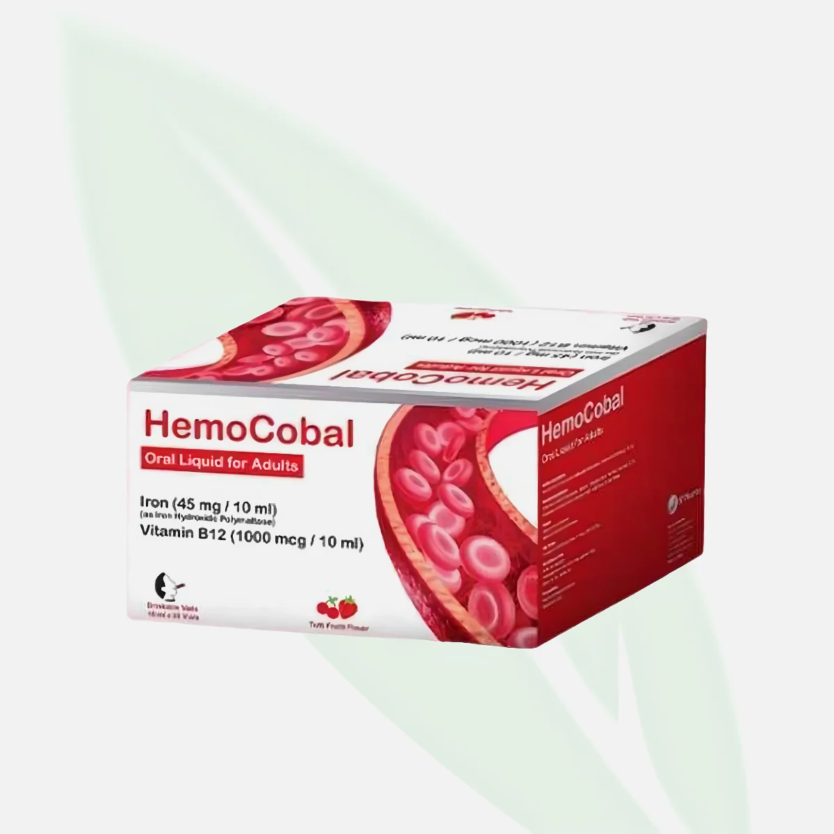 HEMOCOBAL Iron & Vitamin B12 Oral Liquid for Adults 30 Vials 10ml