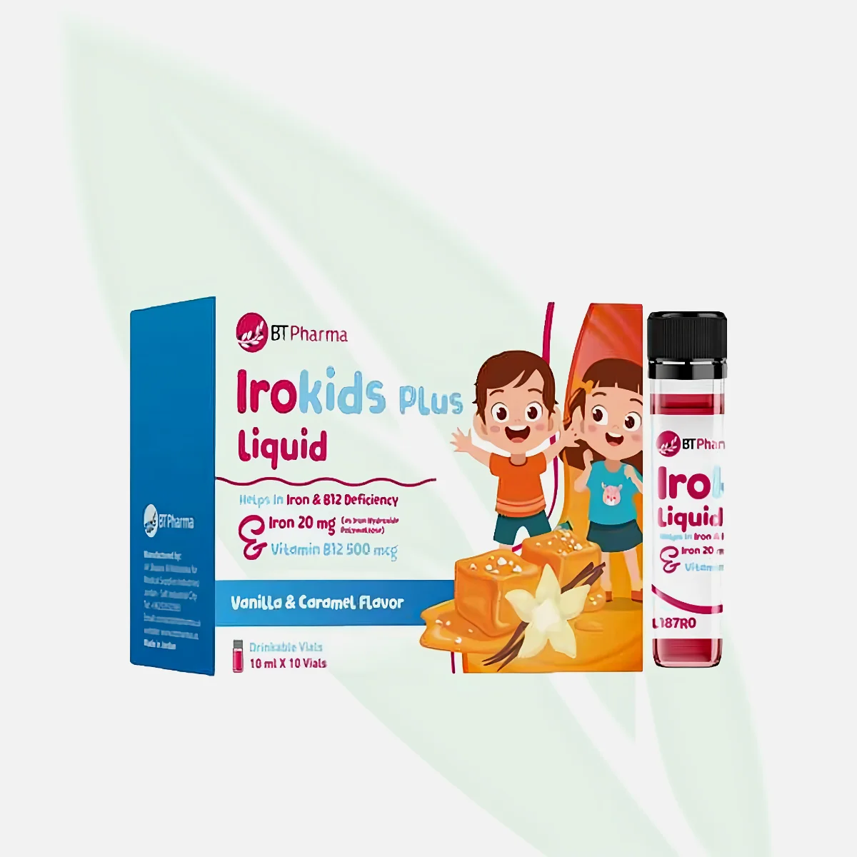 BT Pharma IroKids Plus Iron & Vitamin B12 Liquid 10 Vials BT Pharma IroKids Plus Iron & Vitamin B12 Liquid 10 Vials