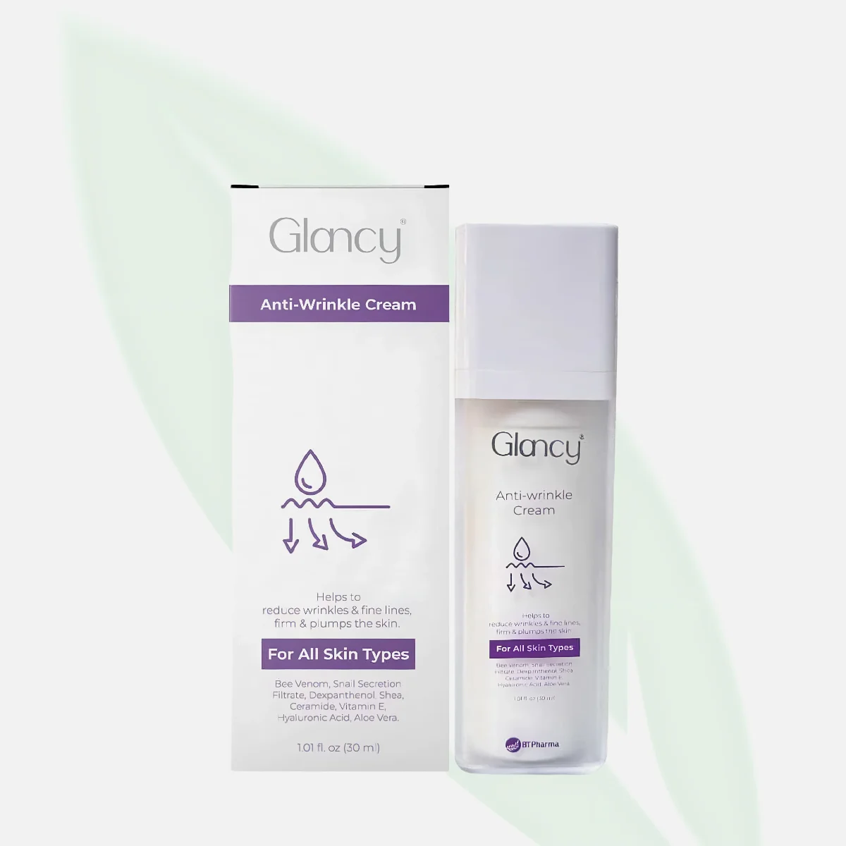 BT PHARMA Glancy Anti-Wrinkle Cream 30ml BT PHARMA Glancy Anti-Wrinkle Cream 30ml