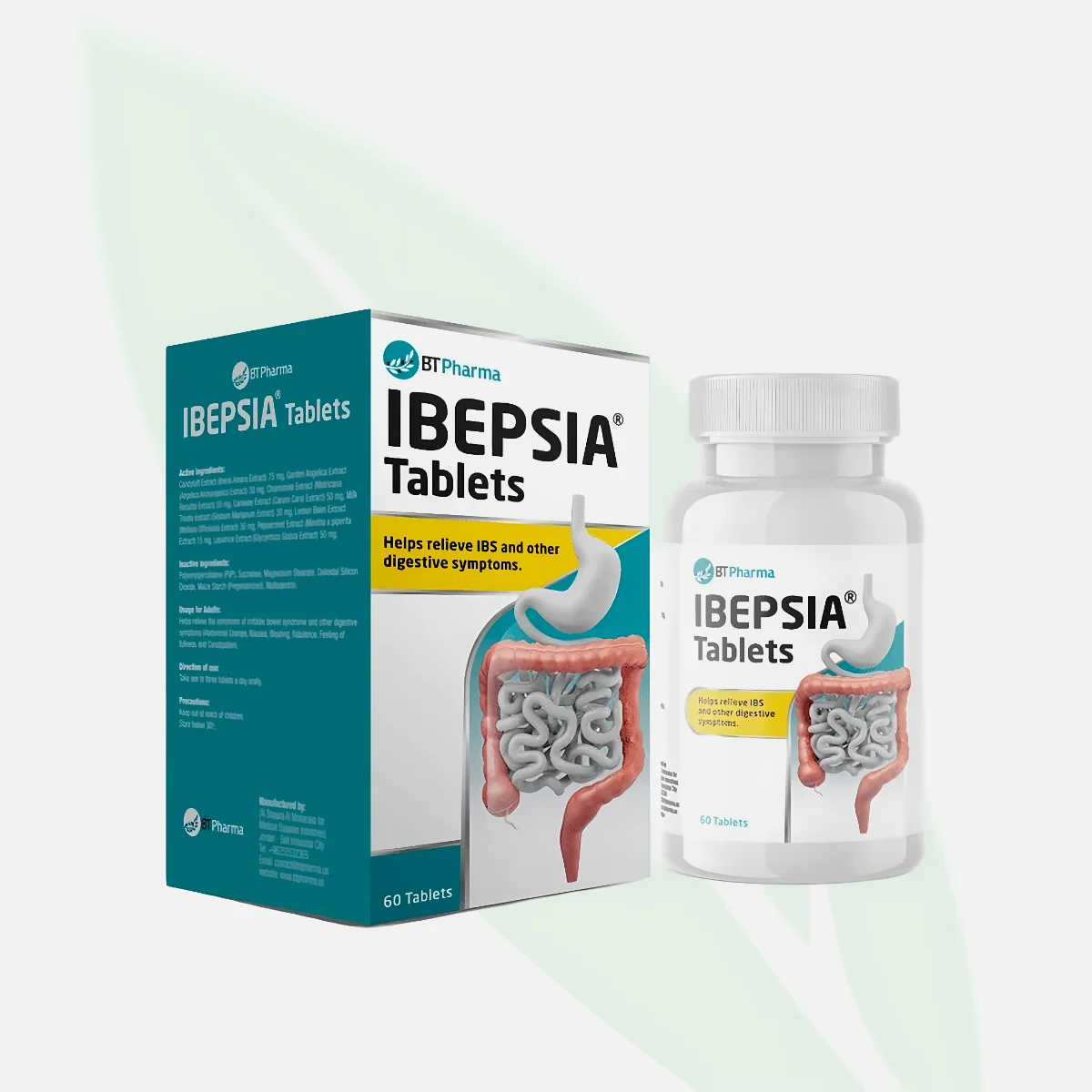 BT PHARMA Ibepsia IBS Relief Herbal Supplement 60 Tablets BT PHARMA Ibepsia IBS Relief Herbal Supplement 60 Tablets