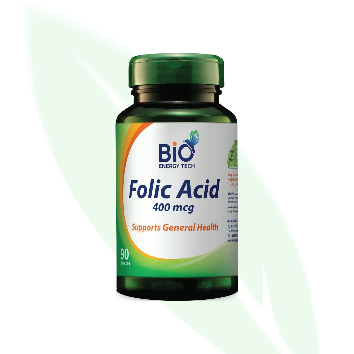 BIO ENERGY Folic Acid 400mcg Prenatal & Heart Health 90 Capsules