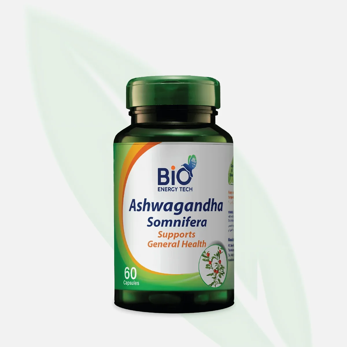 BIO ENERGY Ashwagandha Somnifera Energy & Sleep Support 60 Capsules BIO ENERGY Ashwagandha Somnifera Energy & Sleep Support 60 Capsules