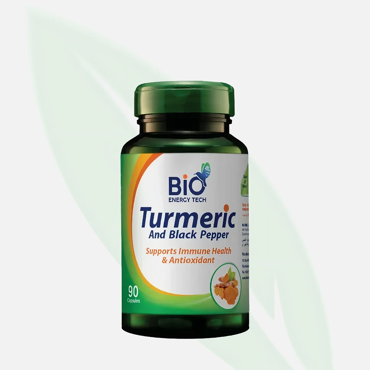 BIO ENERGY Turmeric and Black Pepper 90 Caps BIO ENERGY Turmeric and Black Pepper 90 Caps