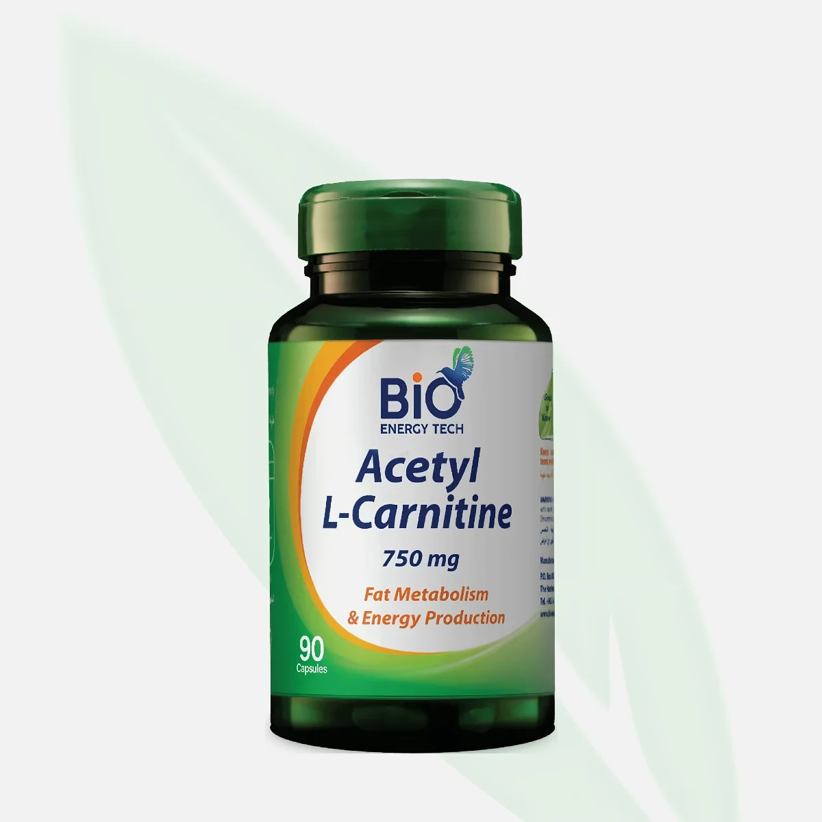BIO ENERGY Acetyl L-Carnitine 750mg 90 Capsules BIO ENERGY Acetyl L-Carnitine 750mg 90 Capsules
