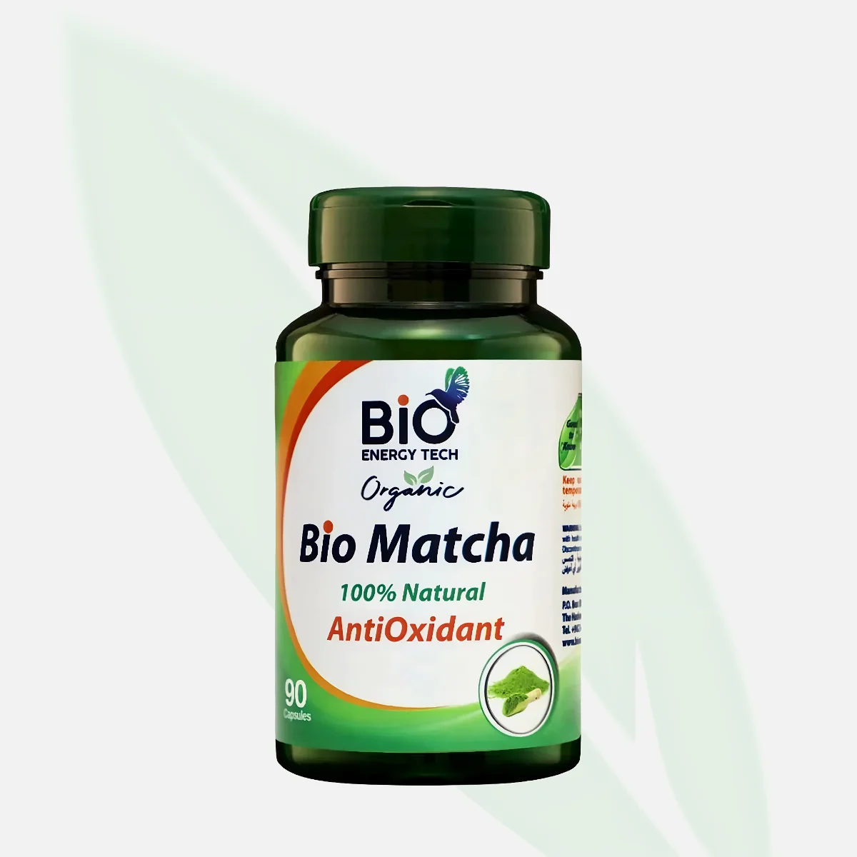 BIO ENERGY Bio Matcha Organic Green Tea 500mg 90 Capsules BIO ENERGY Bio Matcha Organic Green Tea 500mg 90 Capsules