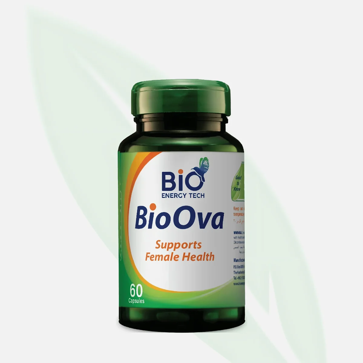 BIO ENERGY TECH كبسولات دعم صحة المرأة الإنجابية Bio Ova 60 كبسولة