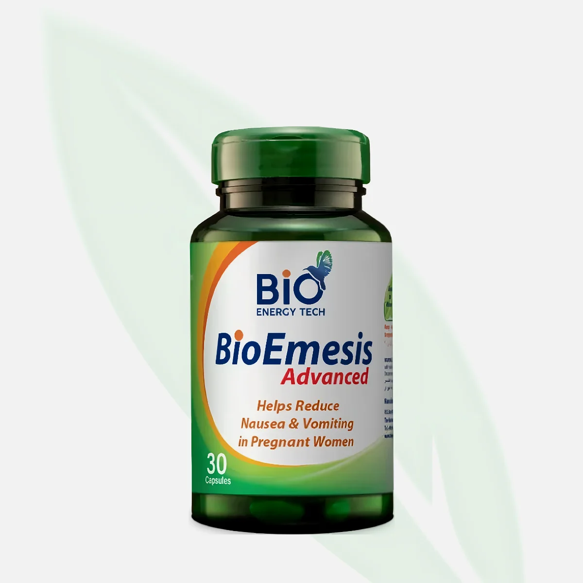 BIO ENERGY TECH BioEmesis Advanced Ginger & Vitamin B6 - 30 Capsules