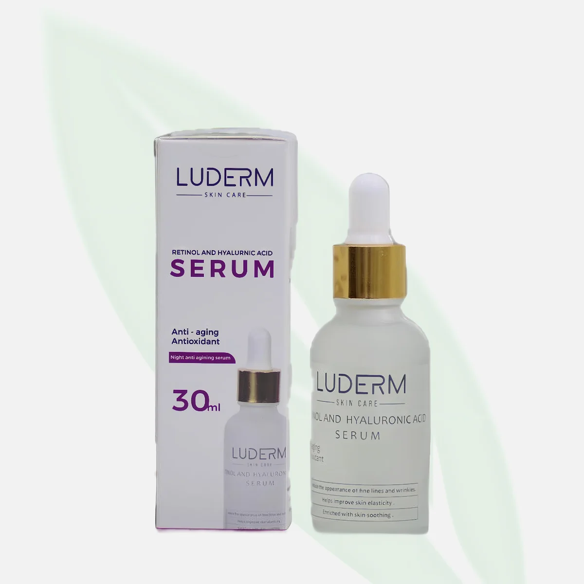 LUDERM Anti-Aging Retinol & Hyaluronic Acid Serum 30ml