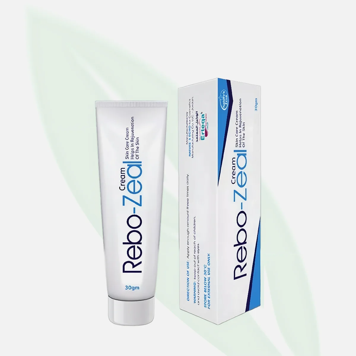 NATURE’S ECHO Rebo-Zeal Cream with Argan Oil & Aloe Vera 30g