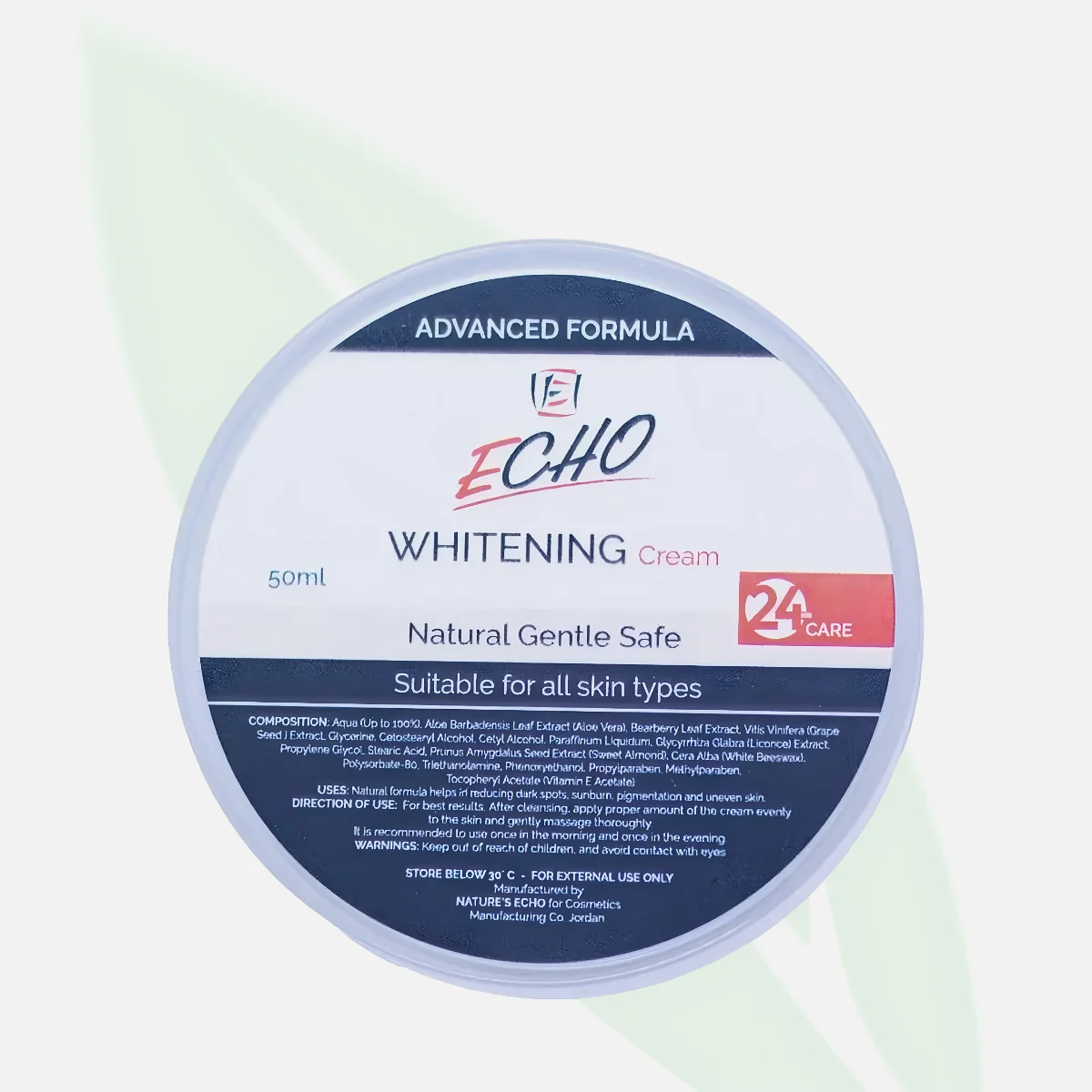 ECHO Whitening Cream with Arbutin for Even Skin Tone