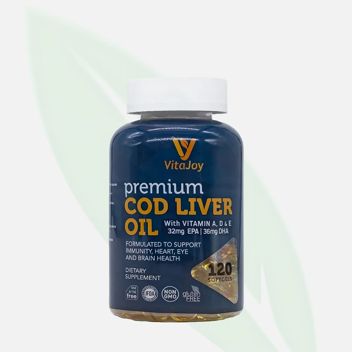 VITAJOY Premium Cod Liver Oil 120 Softgels