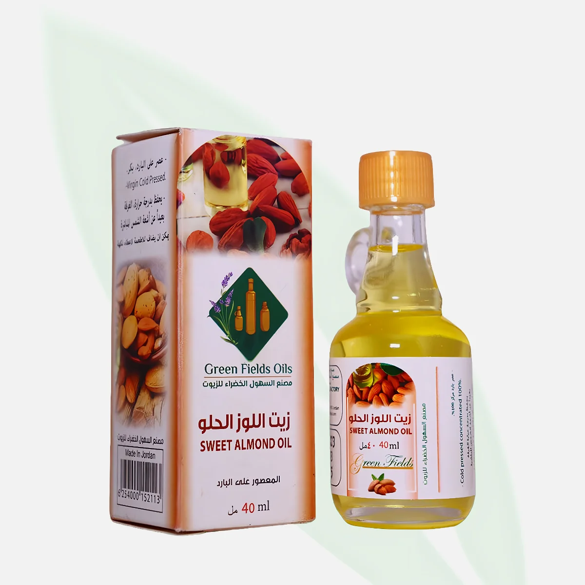 GREEN FIELDS Sweet Almond Oil Cold Pressed 40ml GREEN FIELDS Sweet Almond Oil Cold Pressed 40ml