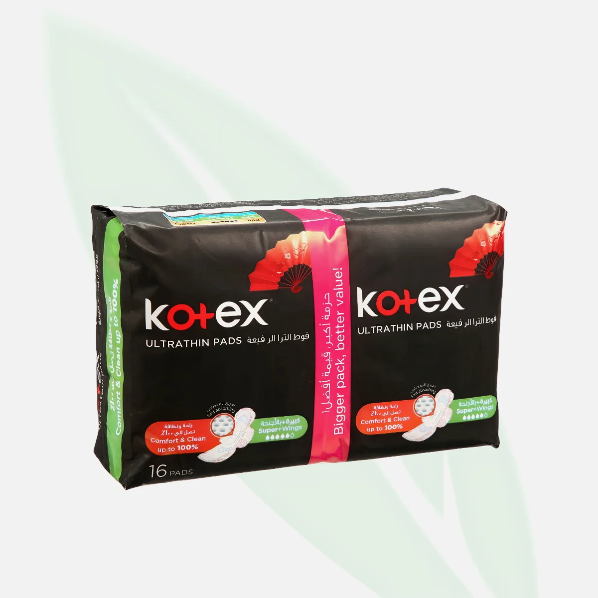 KOTEX Ultrathin Super Pads with Wings (16 Pads)