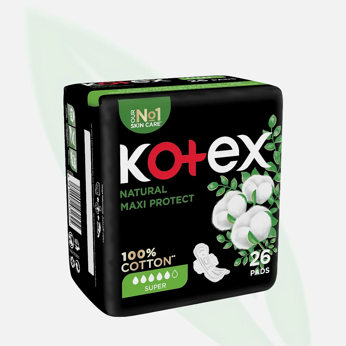 KOTEX Natural Super Pads With Wings 26