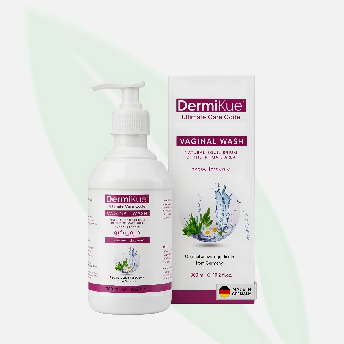 DERMIKUE Vaginal Herbal Intimate Wash 300ml