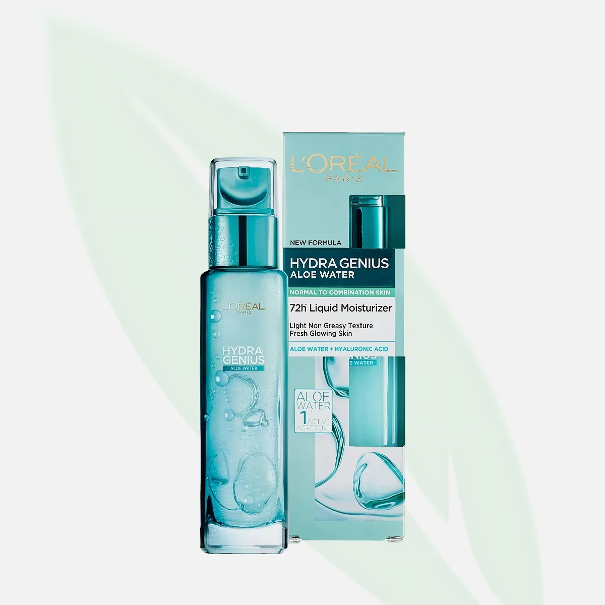 L'OREAL Hydra Genius Aloe Water Liquid Moisturizer - Normal to Dry Skin 70ml